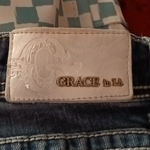 Grace capri pants size 27 blue jeans capri